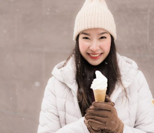 Lody zimą