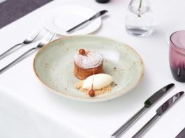 Bezglutenowe dania w restauracji